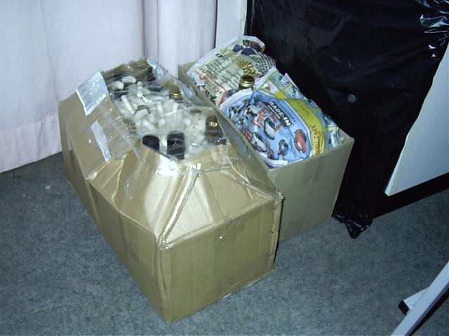 The bottles of drink