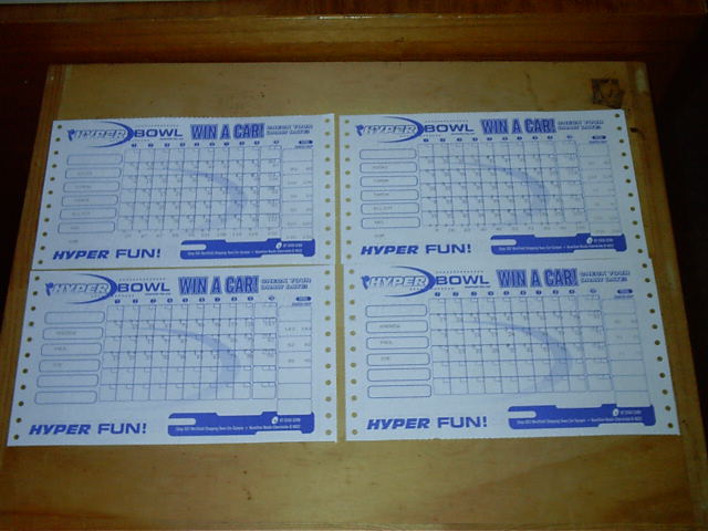 The scores of the 2 games