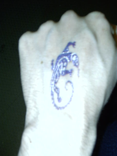 Very kewl bubblegum tattoo