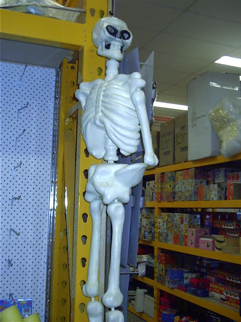 A store manager had a bone to pick with us.