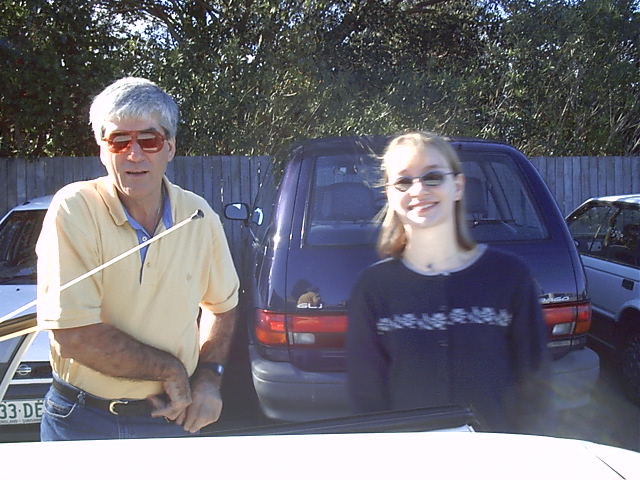 Dropping off car across from airport for storage