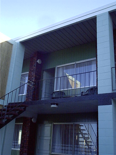The hotel room, top floor