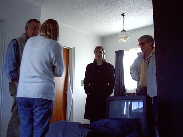 Inside the hotel room
