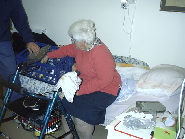 First visit to Nana around corner from motel