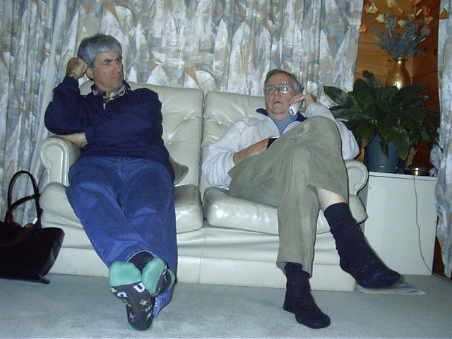 Dad and Mike at Mike's place