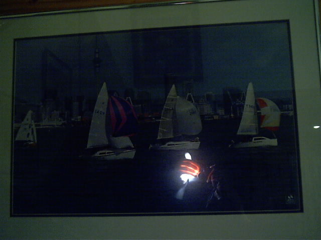 Attempted pic of pic for Mike with my hand over flash