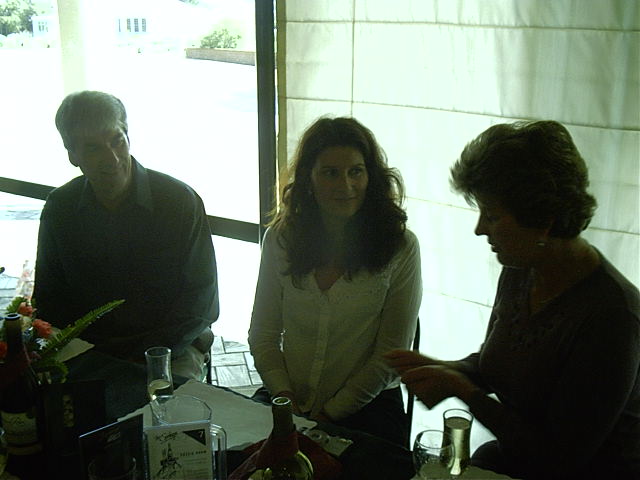 Dad, Roselle (my cousin) and Aunty Silvia (Roselles mum)