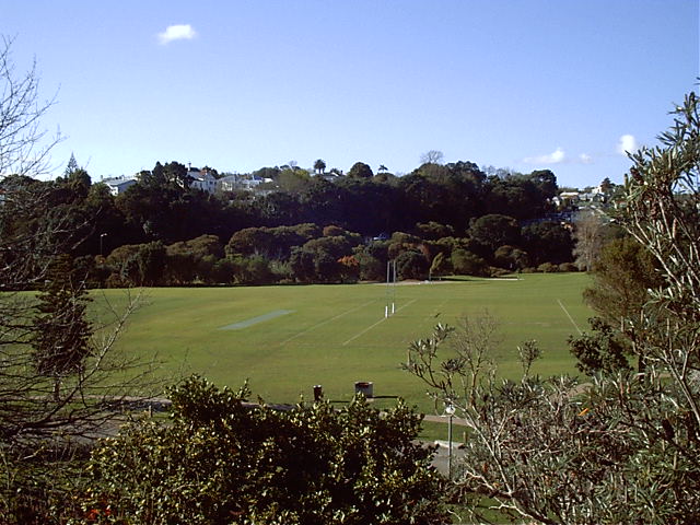 And of the nearby sports field
