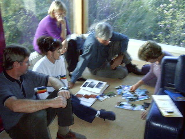 Everyone looks at old photo's again