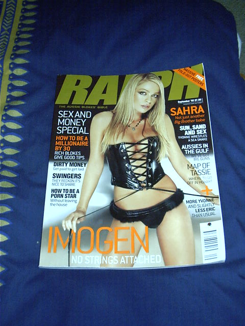 Reading material for flight over