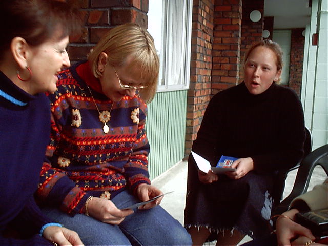 Georgina, Mum and Louise