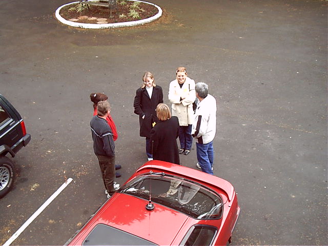 Chats in carpark
