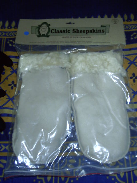 For Draxy, wool gloves