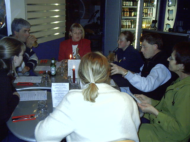Dinner and local resturant with the Whites