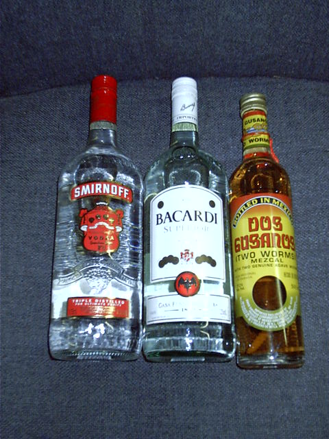 Drink collected at airport