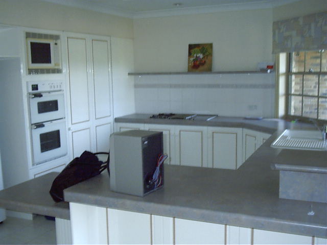 The new kitchen