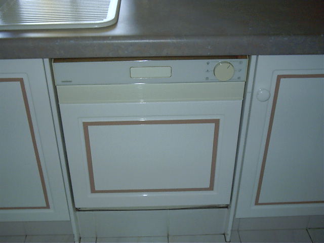With matching dish washer