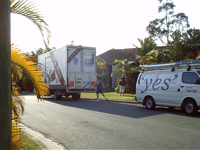 The 2nd truck that helped bring the plants (which they did for free)