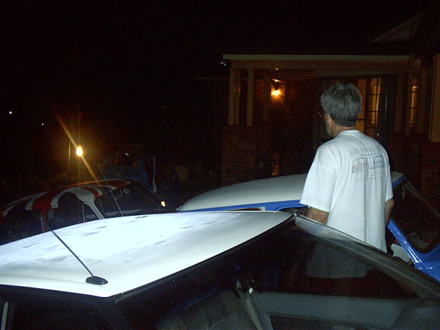 Dad and the cars