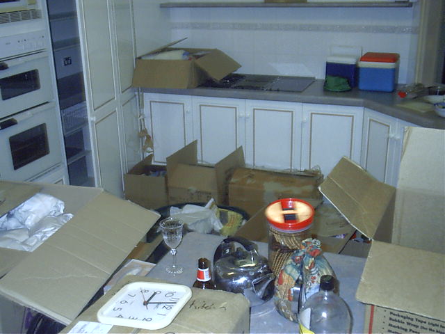 Messy kitchen