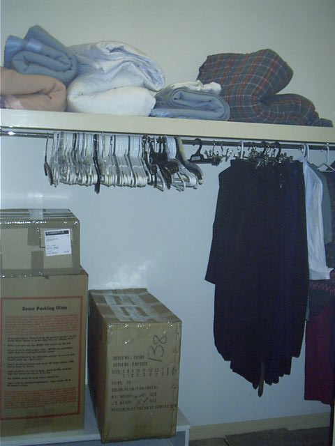 Wardrobe is getting filled