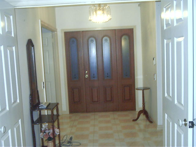 The front door
