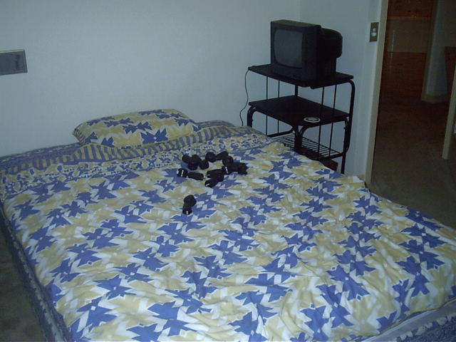 My very low bed