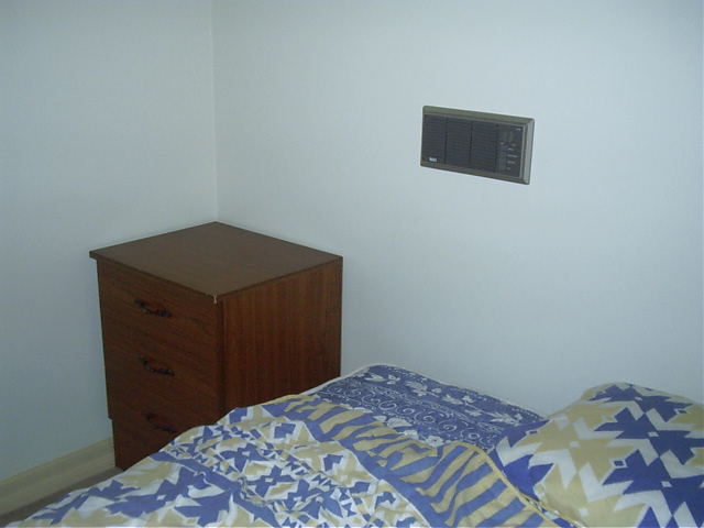 Might nightstand and intercom