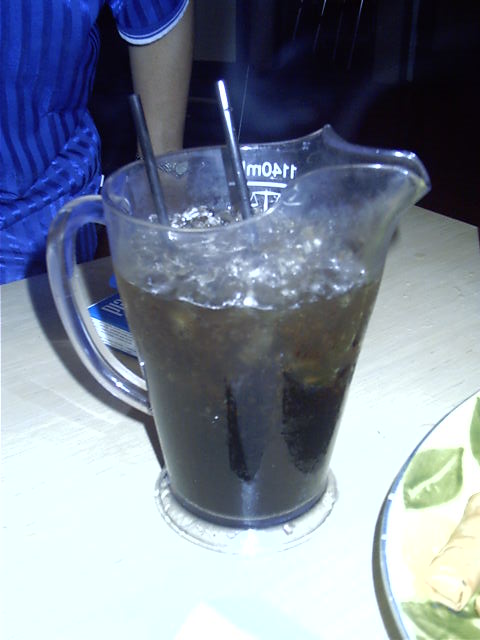 Another burbon and coke please