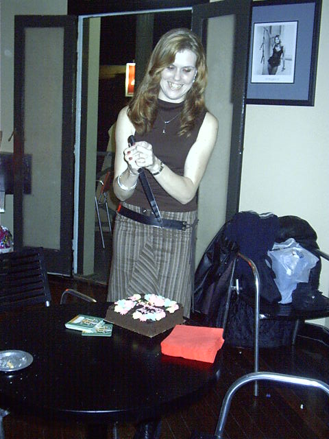 The birthday girl, Liz