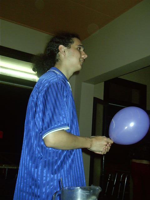 Greg has a balloon