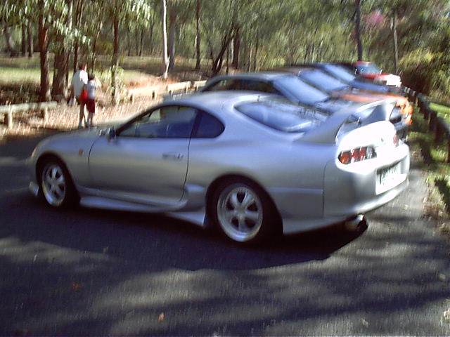 Nice car at Steve's BBQ