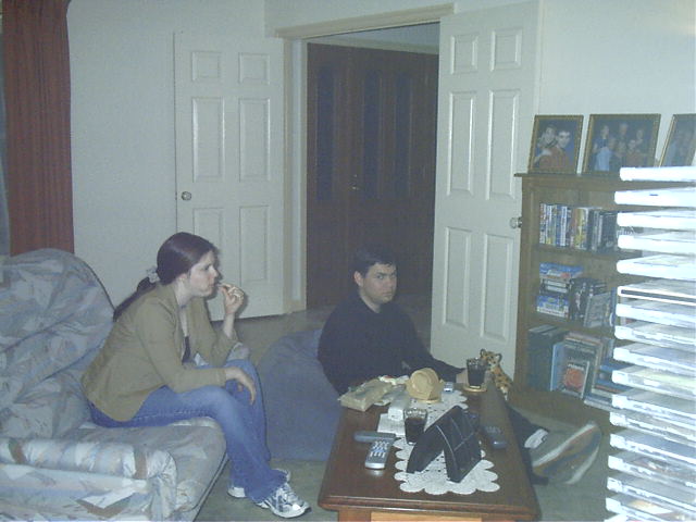 Tanya and Draxy come over for DVDs