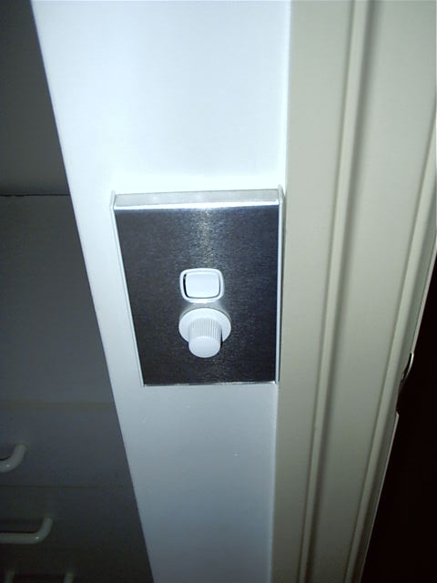 My light switch.... with a dimmer.... oooh, yeah