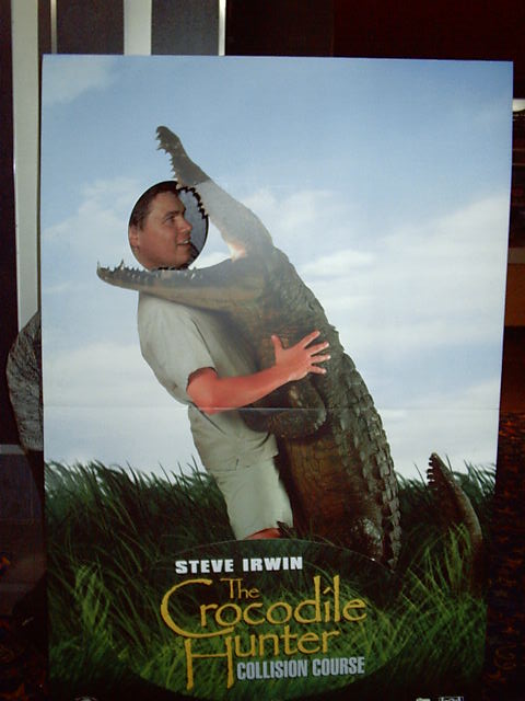 Draxy really loooves the croc