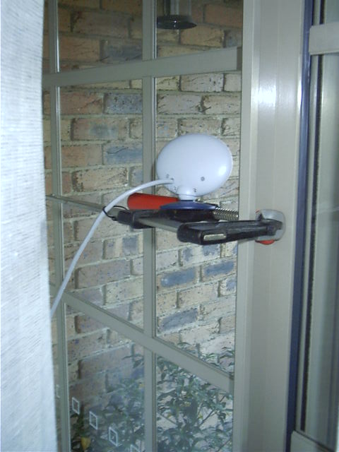 The web cam looking down driveway