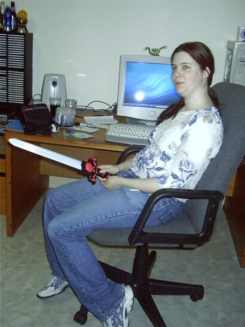 Tanya has a big.... sword