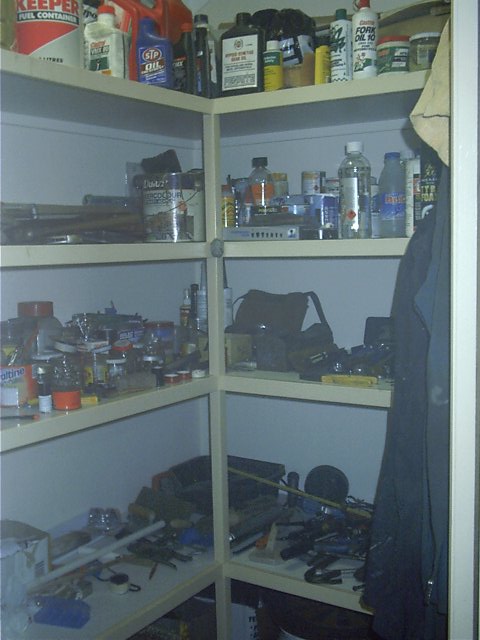 Dad's new tool shed