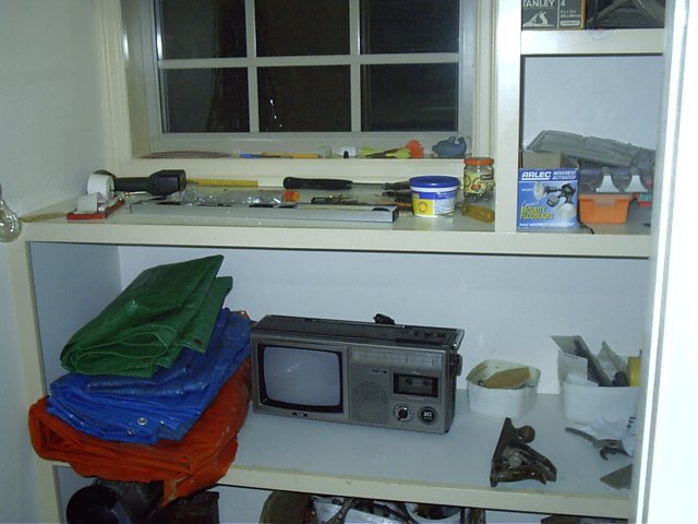 Not that much room, but it will do