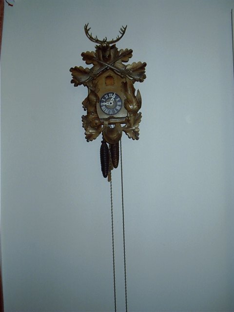 The 'clock' is hung