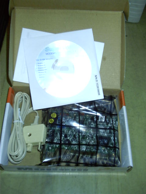 My new modem