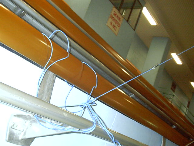 Even supplying network cable as rope