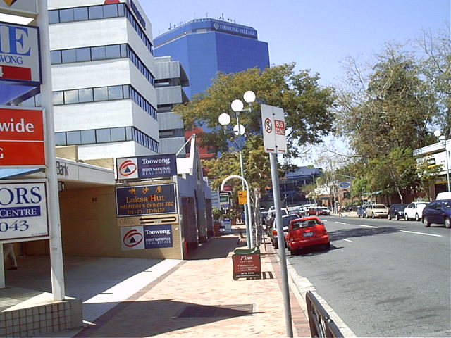 From the corner