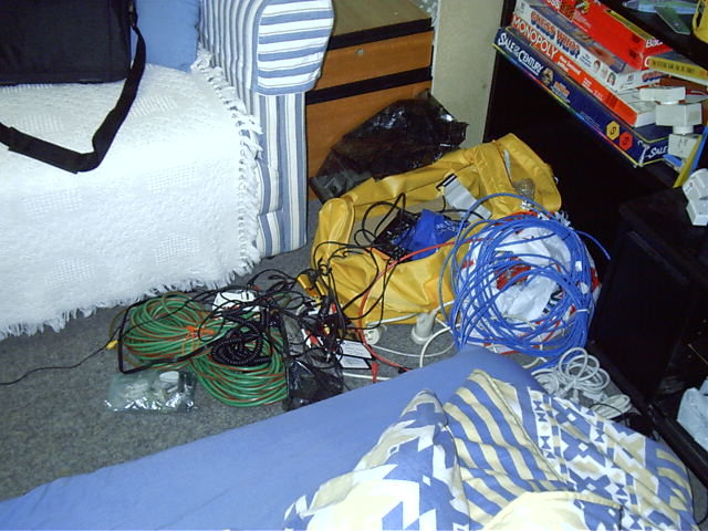 Cables, cables, everywhere....