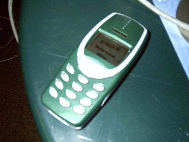 Iceman's phone. (I really should not have handed him the camera)