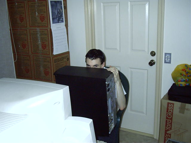 Iceman hides from the soul stealing camera