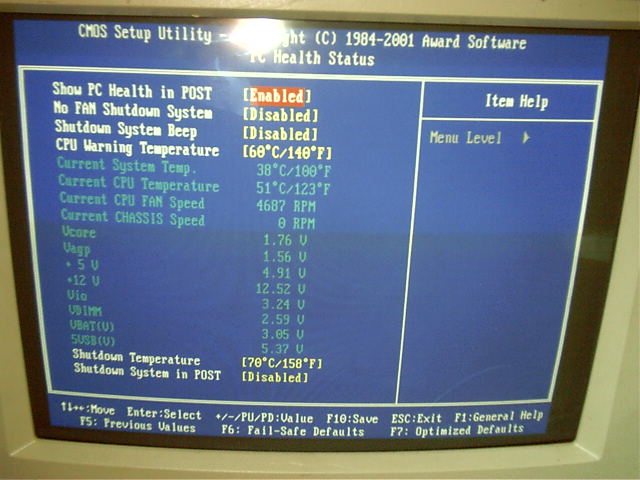 There, thats better temps