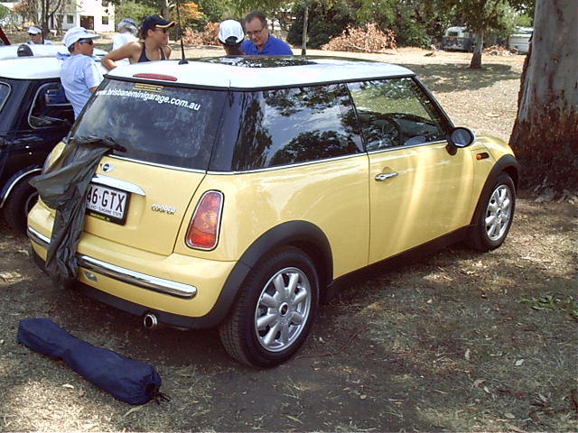 One of the guys wona  comp to drive the new mini for a day