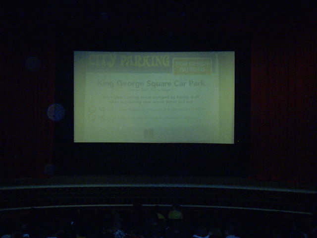 The screen at Dendy
