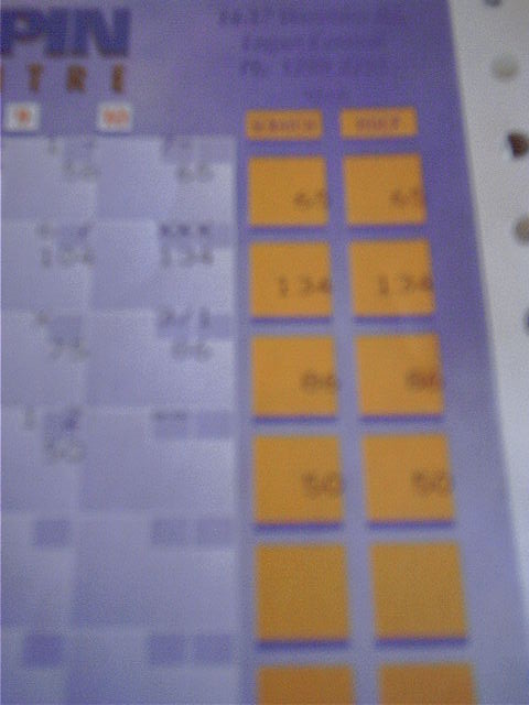 I won, and check out that triple-X in the 10th frame!